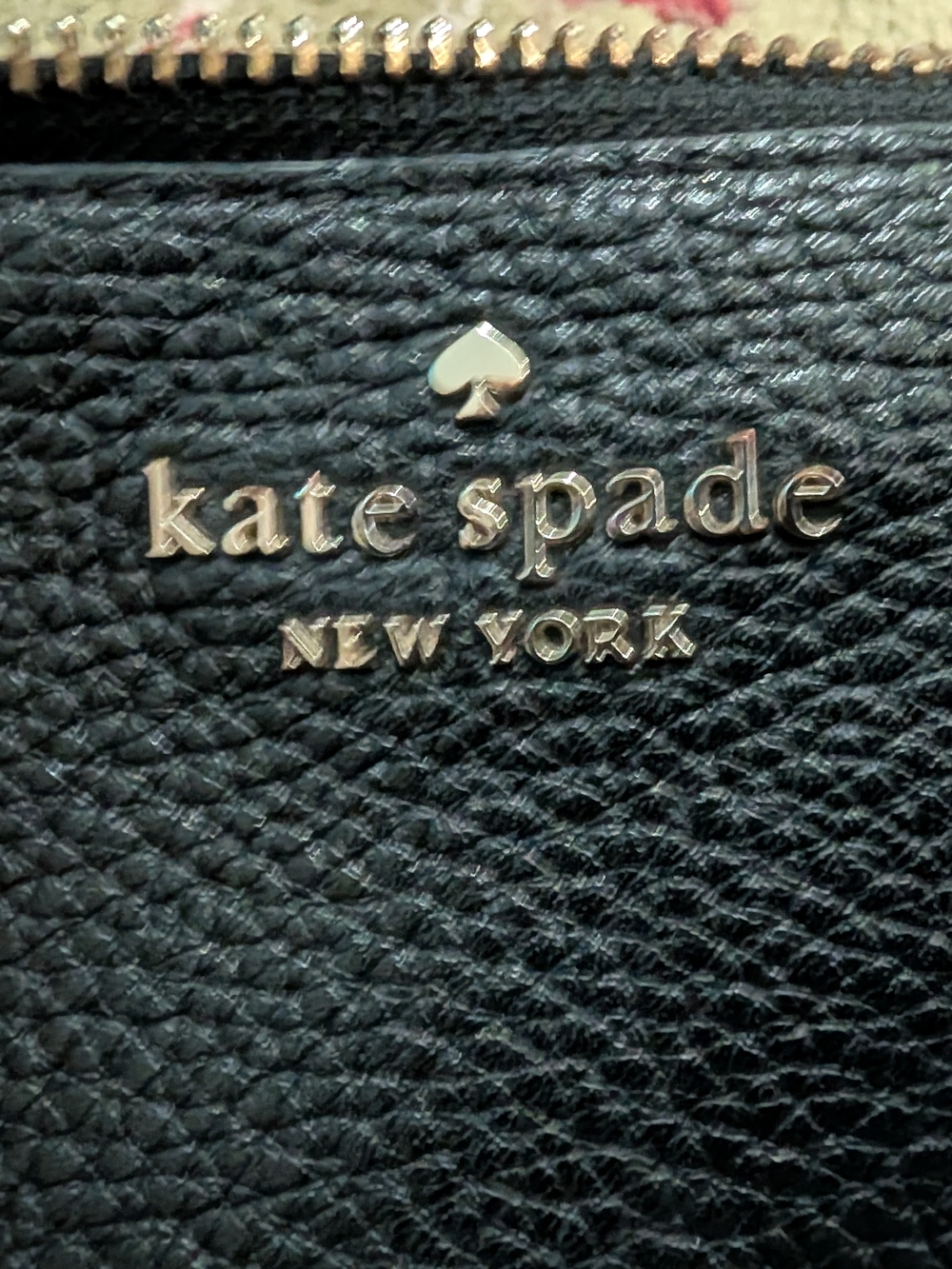 kate spade Black Leather Wristlet